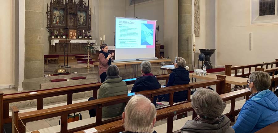 Informationsveranstaltung in der Kirche