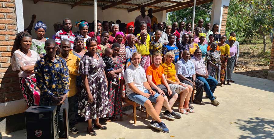 Gruppenfoto in Malawi