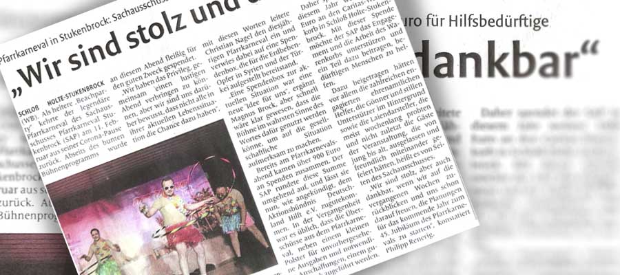 Zeitungsausschnitt