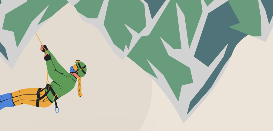 Illustration Kletterer