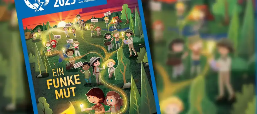 Einladungsflyer „Ein Funke Mut“