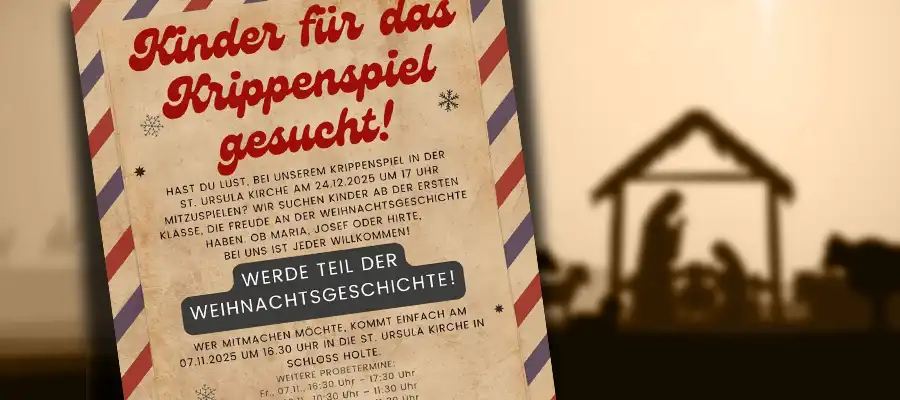 Flyer Krippenspiel