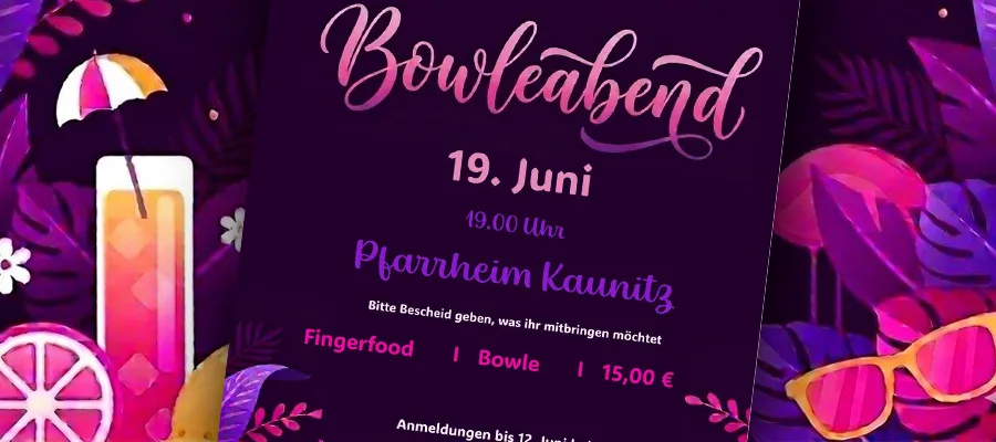 Flyer Bowlenabend