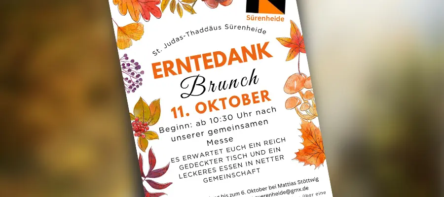 Flyer Erntedankbrunch