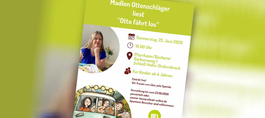 Plakat zur Lesung