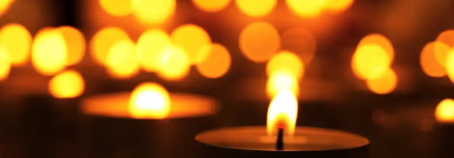 stimmungsvolles Kerzenlicht