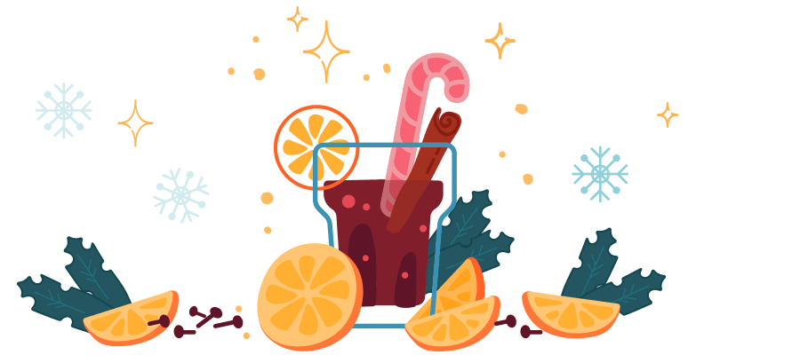 Glühwein Illustration