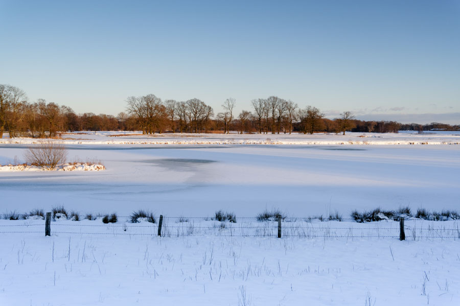 Stille Schneelandschaft