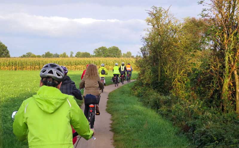 Radfahrergruppe